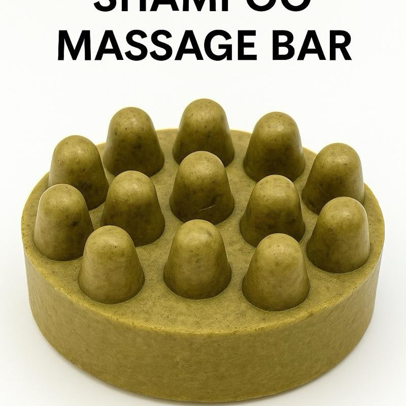 Ayurvedic Scalp Massage Shampoo Bar – Stimulates Growth & Reduces Hair Loss Haircare Gentle Cleanser