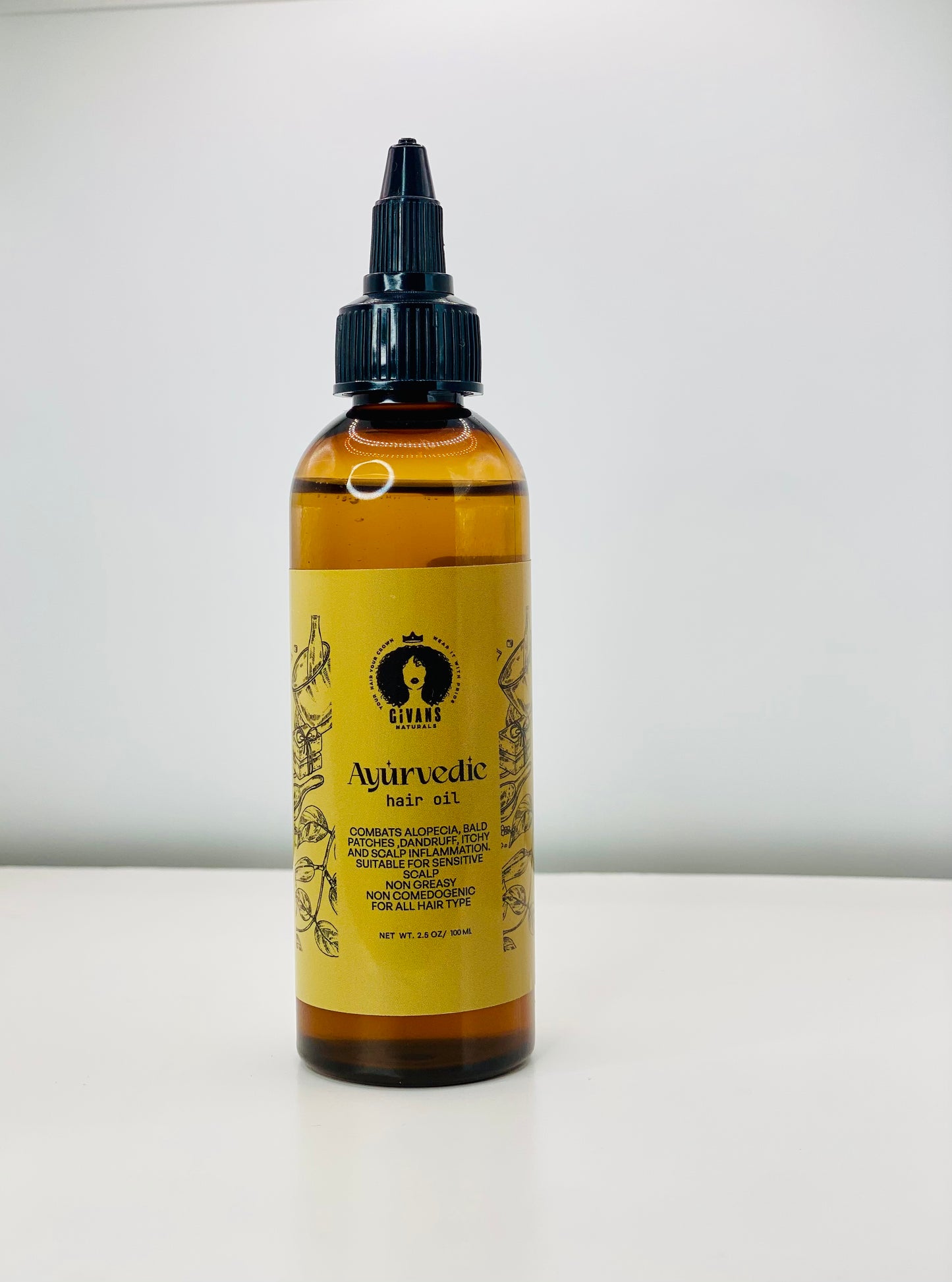 100ml Ayurvedic Hair Growth Oil For Hair Loss