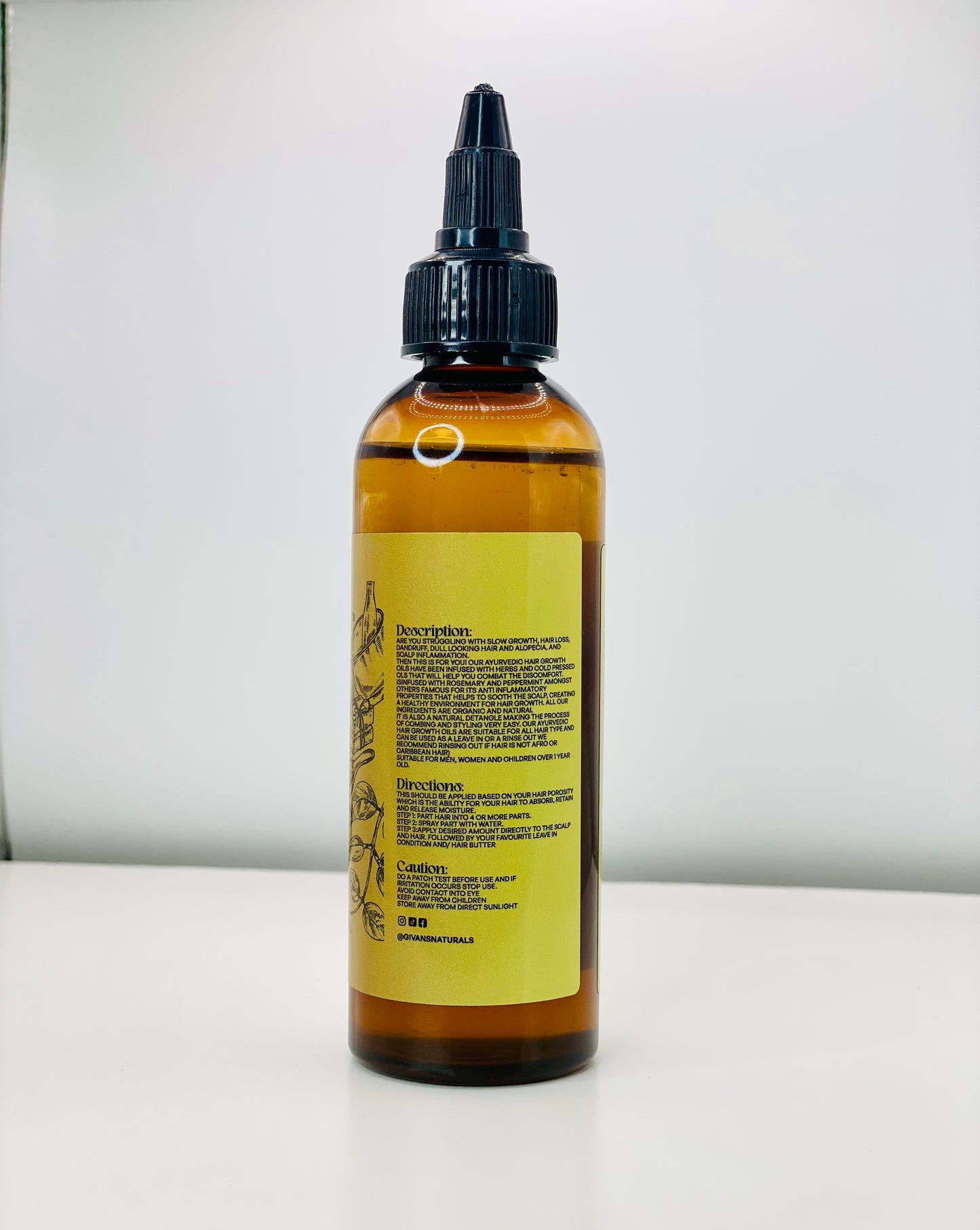100ml Ayurvedic Hair Growth Oil For Hair Loss