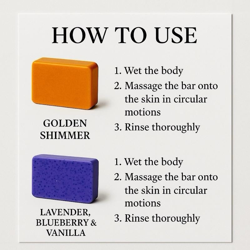 Glow Body Scrub Bars – Detox, Brighten & Smooth Skin With  Sugar  Exfoliant