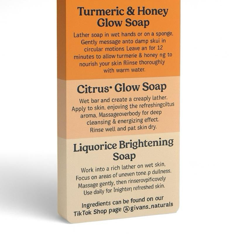 Turmeric & Honey Glow Soap Soothing Face And Body Wash Cleanser For  Daily Cleansing