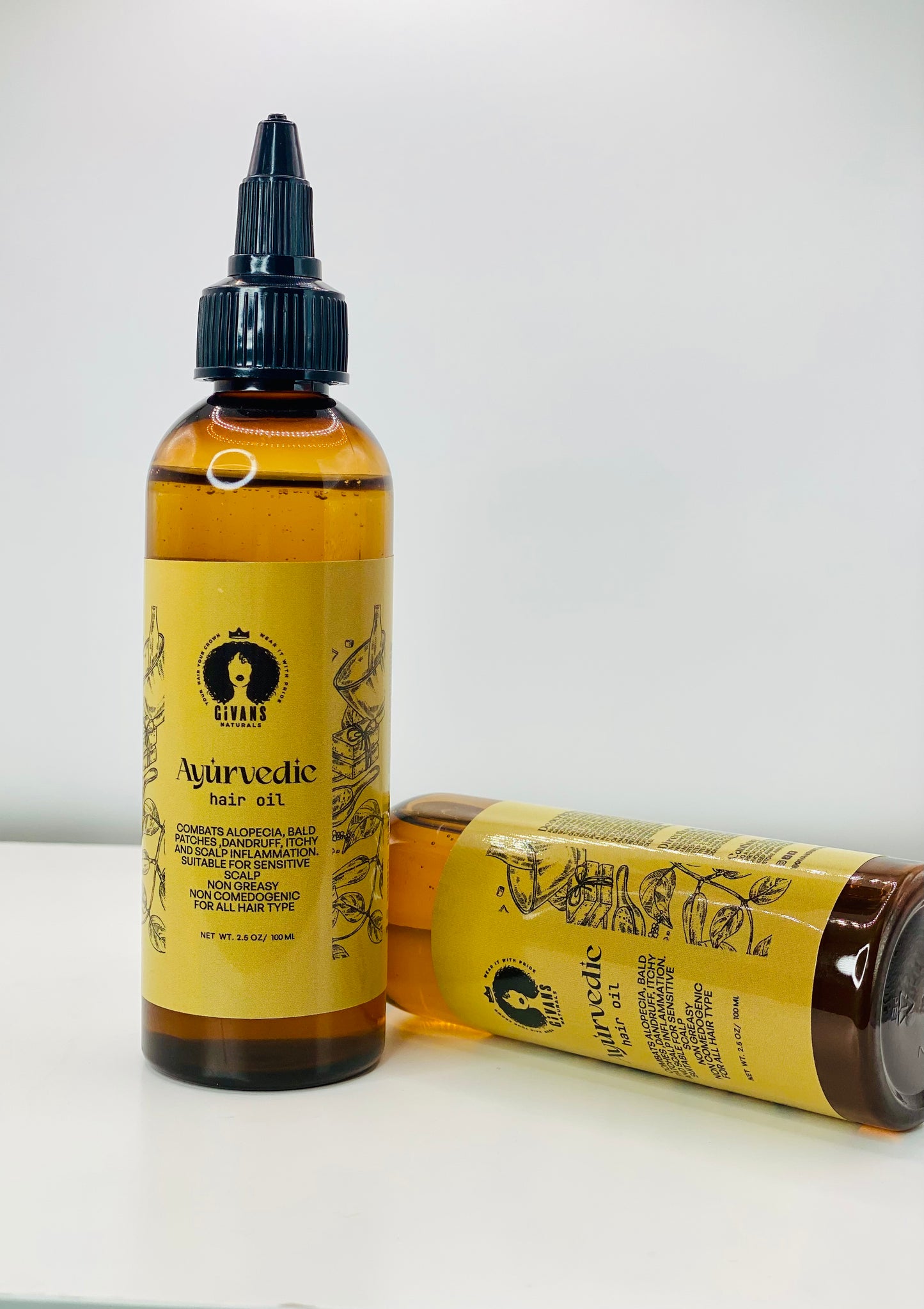 100ml Ayurvedic Hair Growth Oil For Hair Loss
